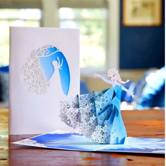 Love pop Other - Frozen Elsa 3D Pop-Up Greeting Card